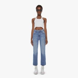 MOTHER Blue Ankle & Cropped Jeans